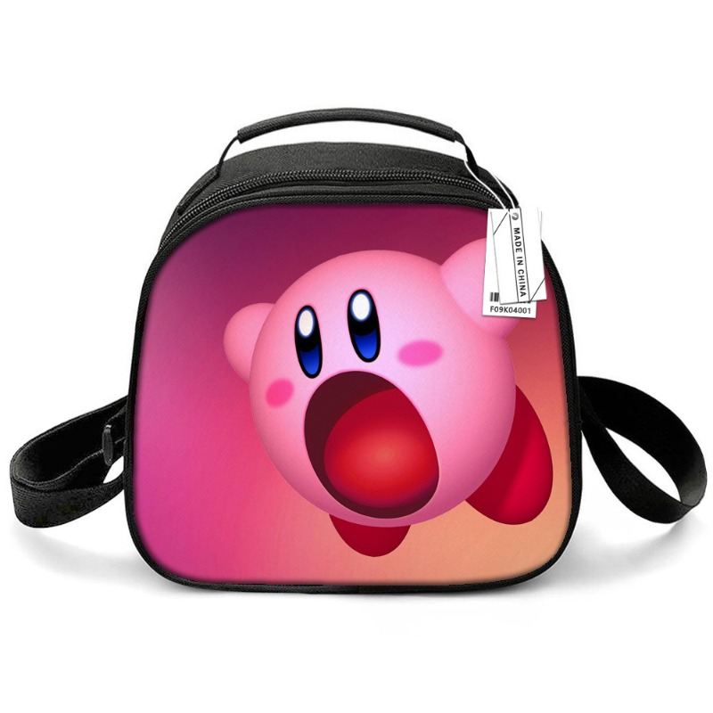 Tote Bag Sublimation - Kirby Game Cute Cartoon Print Insulated