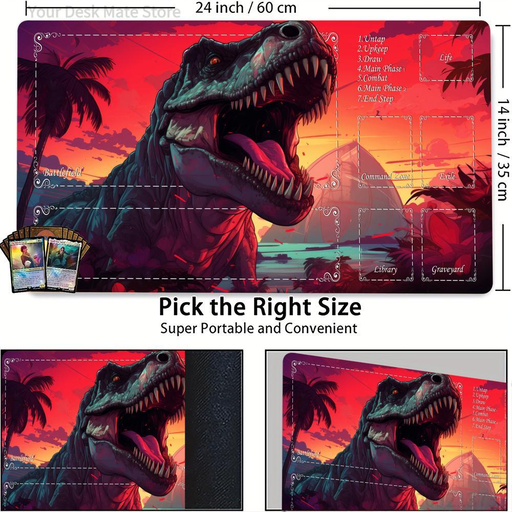 Neon Aesthetic Dinosaur Theme  - огляд і ціна Door Mat Blank