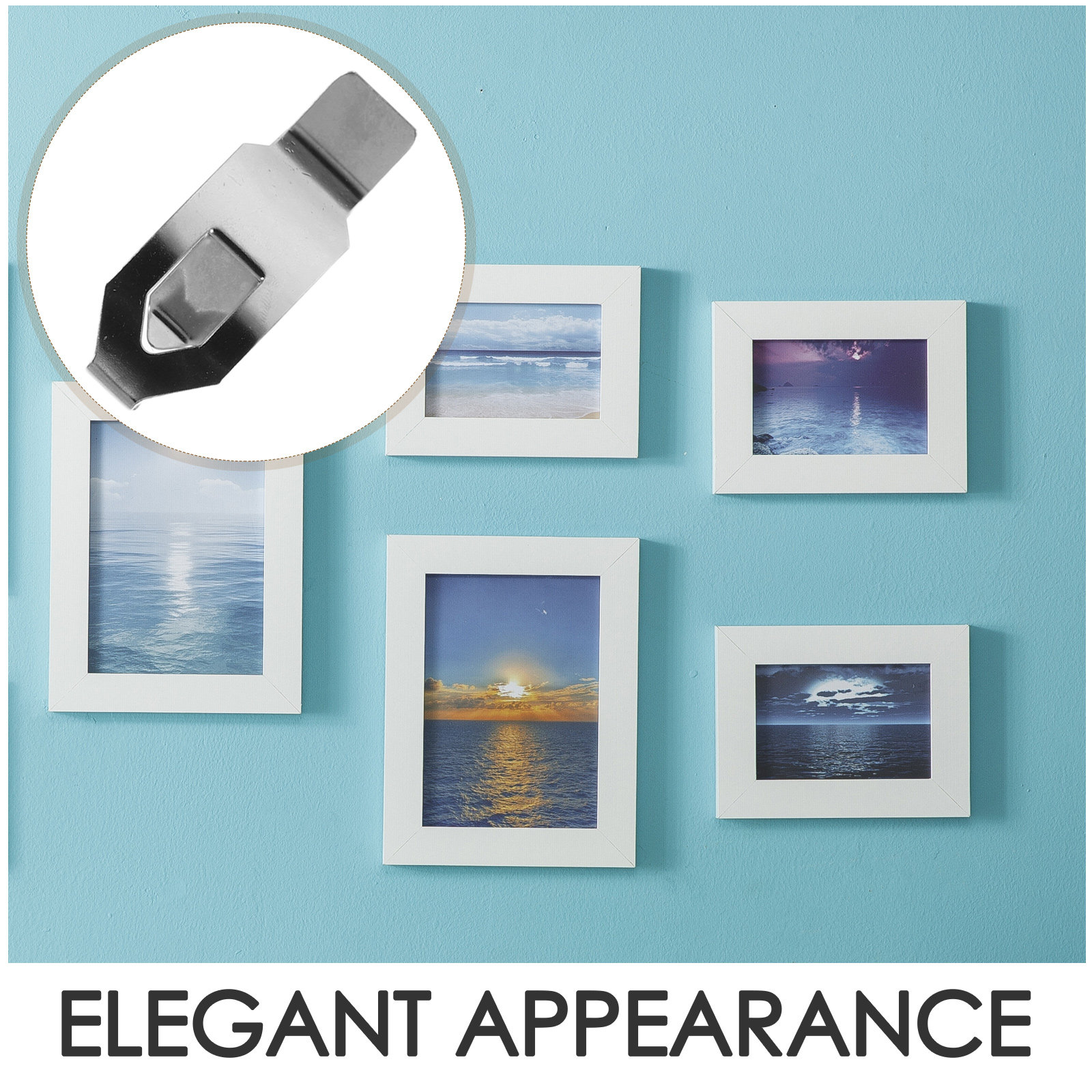 100Pcs Picture Frame Back Pane - огляд і ціна Metal Photo Panel