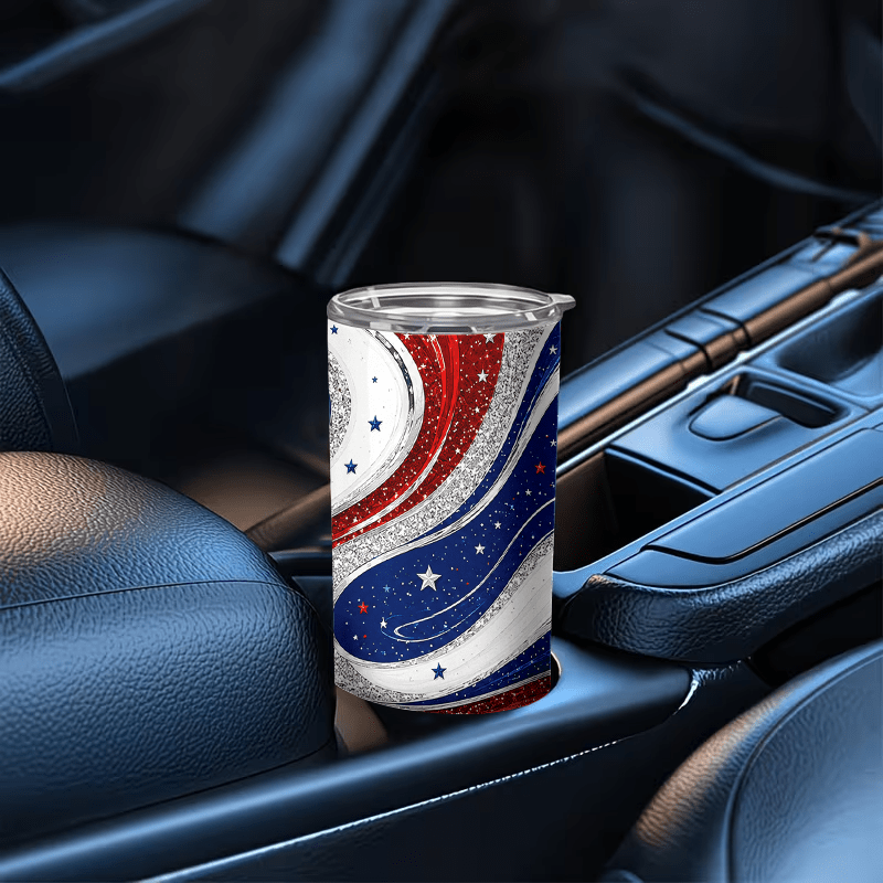 1pc 1pcs 20oz Red White Blue S - огляд і ціна Tumbler 20Oz White