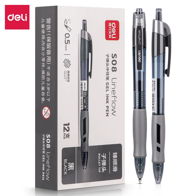 DELI Gel Ink Pen 0.5 mm 12pcs/ - огляд і ціна Pentel Pen Energel
