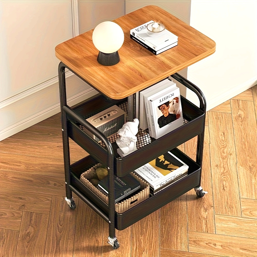 3-Tier Rolling Cart with Table - огляд і ціна Metal Photo Panel