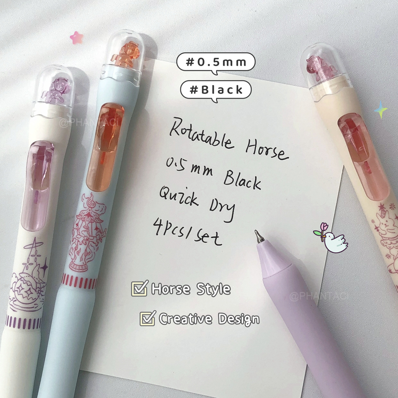 4PCS Carousel Style Gel Pen Cr - огляд і ціна Pentel Pen Energel